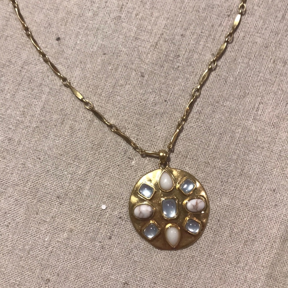 Stella & Dot Beaded Pendant Necklace